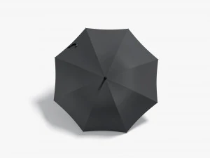 काली खुली छतरी 3D मॉडल