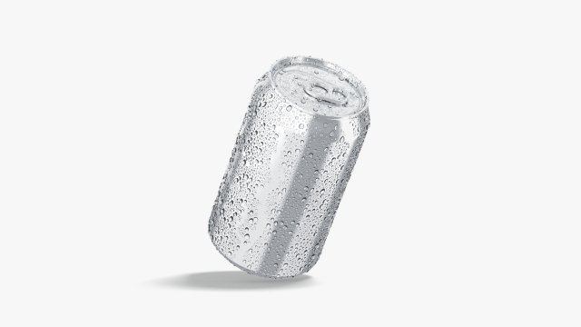 Aluminium Soda Can 330 ml with drops 3D मॉडल .c4d .max .obj .3ds .fbx .stl .blend 