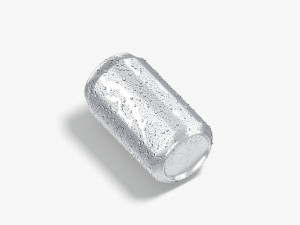 Aluminium Soda Can 330 ml with drops 3D मॉडल