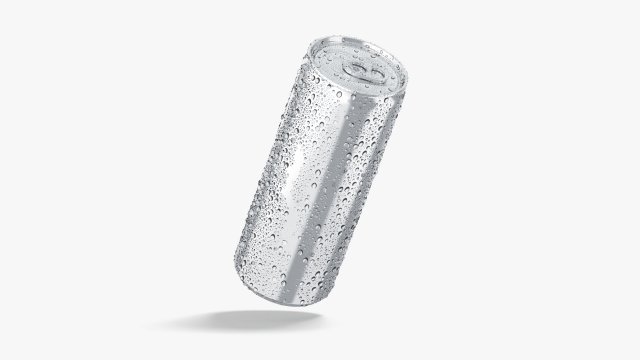 Aluminium Soda Can 450 ml with drops Modèle 3D .c4d .max .obj .3ds .fbx .stl .blend 