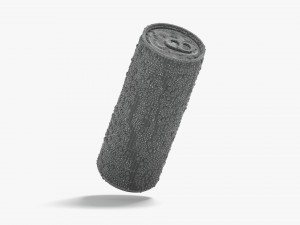 Aluminium Soda Can 450 ml with drops Modèle 3D