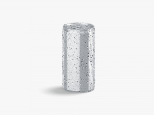 Aluminium Soda Can 280 ml with drops 3D Models