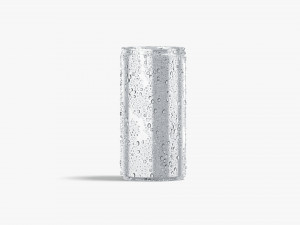 Aluminium Soda Can 280 ml with drops Modelo 3D