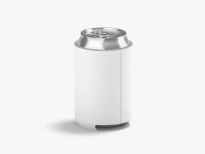 Lattina bianca Koozie 330 ml Modello 3D