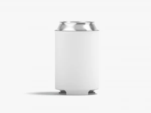 White Can Koozie 330 ml 3D Model