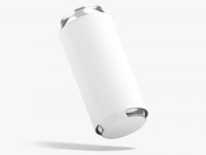 White Can Koozie 500 ml Modèle 3D