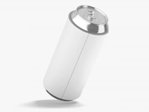 White Can Koozie 500 ml 3D Model