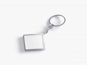 Porta-chaves Rhombus Branco - porta-chaves Modelo 3D