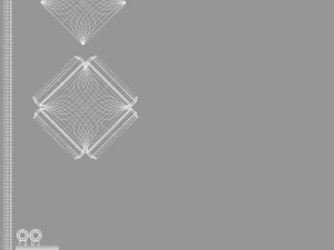 Porta-chaves Rhombus Branco - porta-chaves Modelo 3D