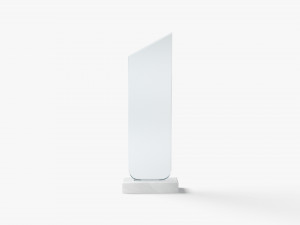Peak Glass Award Trophy - crystal plaque trophies 3D Модель