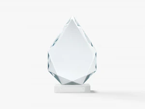 Trofeo Arrow Glass Award - trofei con placca di cristallo Modello 3D