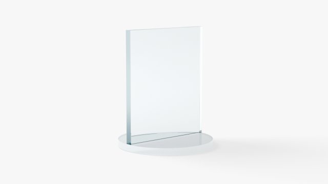 Diploma Glass Award Trophy - crystal plaque trophies 3D 모델 .c4d .max .obj .3ds .fbx .stl .blend 