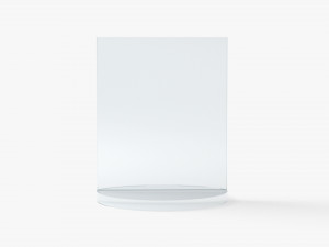 Diploma Glass Award Trophy - crystal plaque trophies 3D 모델
