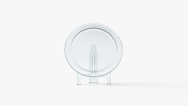 Plate Glass Award Trophy - crystal plaque trophies on stand 3D मॉडल .c4d .max .obj .3ds .fbx .stl .blend