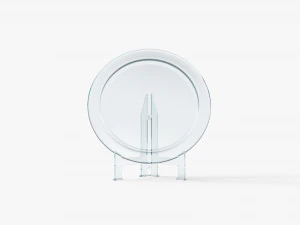 Trofeo Plate Glass Award: trofei con placca di cristallo su supporto Modello 3D