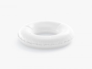Inflatable Swim Ring - swimming round donut pool 3D Model