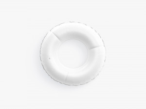 Inflatable Swim Ring - swimming round donut pool 3D Model