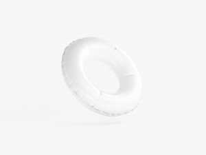 Inflatable Swim Ring - swimming round donut pool 3D Model