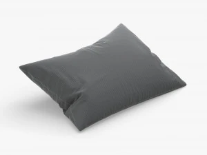 Rectangular Bed Pillow - sleeping cushion 3D Model