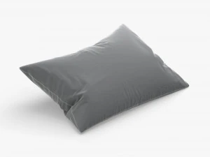 Rectangular Bed Pillow - sleeping cushion 3D Model