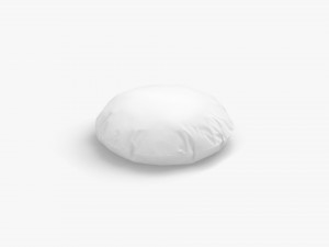 Round Bed Pillow - sleeping cushion 3D मॉडल