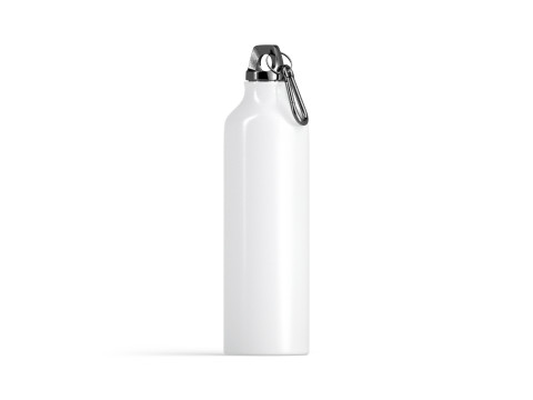 Aluminum Sport Bottle - metal water botle with carabiner 3D Model