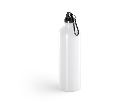 Aluminum Sport Bottle - metal water botle with carabiner 3D Model