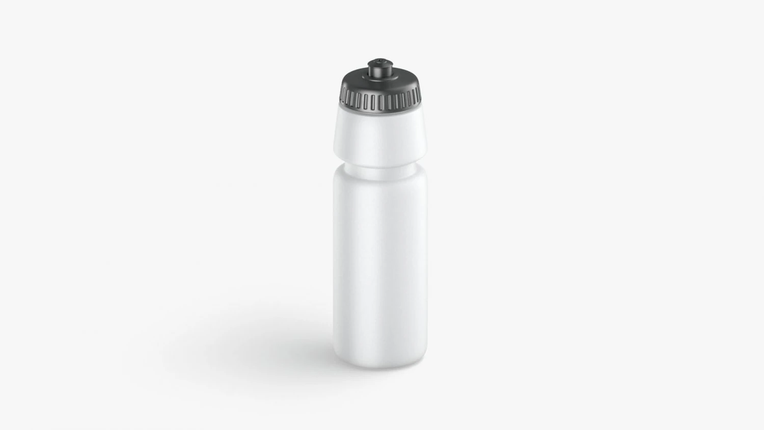 Plastic Sport Bottle - water botle with cap 3D Model .c4d .max .obj .3ds .fbx .stl .blend 