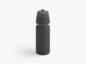 Plastic Sport Bottle - water botle with cap 3D Model