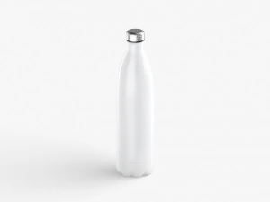 Water Sport Bottle - aluminum and plastic botle set 3D Model