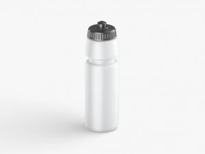 Water Sport Bottle - aluminum and plastic botle set 3D Model