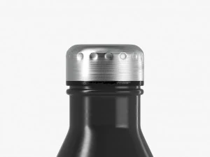 Black Aluminum Swell Sport Bottle - metal thermo water botle 3D Model
