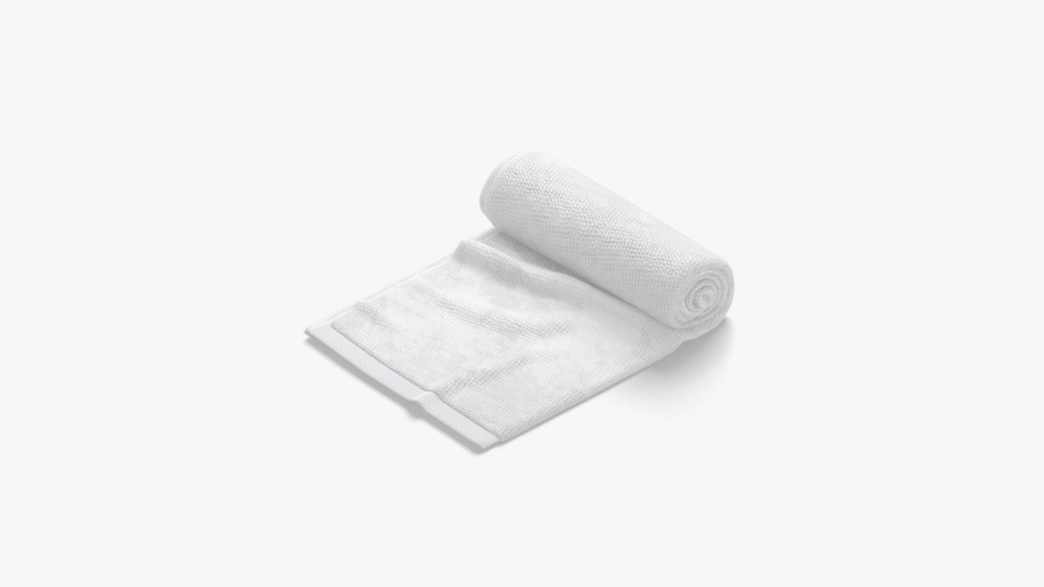 White Towels Hanging on Hook - 3D Model by rebrandy