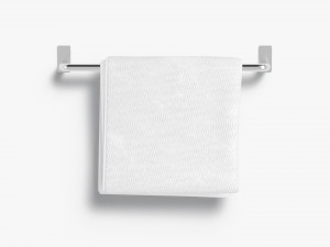 White Small and Big Towel Rail - hang bath towels sheet heated Modelo 3D