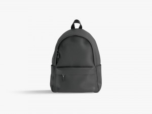 Black Backpack - travel school rucksack 3D Model