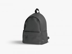 Black Backpack - travel school rucksack 3D Model