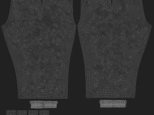 Melange Sport Sweatpants - cal&ccedil;as esportivas Modelo 3D