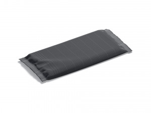 Foil Chocolate Bar - wide food snack wrapper 3D Model