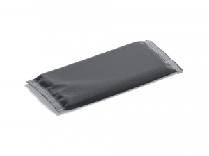 Foil Chocolate Bar - wide food snack wrapper 3D Model