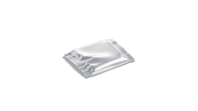 White Square Candy Wrap - wrapped sweet food package Modello 3D .c4d .max .obj .3ds .fbx .stl .blend 