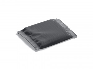 White Square Candy Wrap - wrapped sweet food package Modello 3D