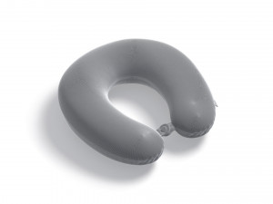 White Travel Pillow - neck head support cushion 3D Model