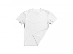 Flat Lay T-shirt - basic folded corner tee-shirt 3D Model