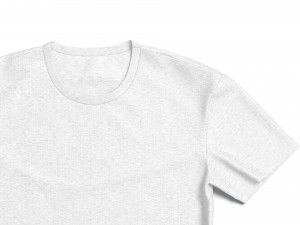 Flat Lay T-shirt - basic folded corner tee-shirt 3D Модель
