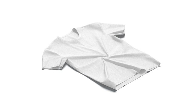 Flat Lay T-shirt - twisted fabric basic tshirt 3D Модель .c4d .max .obj .3ds .fbx .stl .blend 