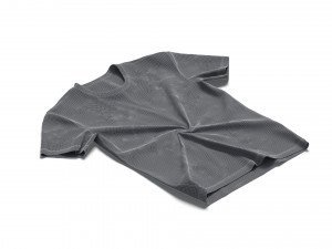 Flat Lay T-shirt - twisted fabric basic tshirt 3D Модель