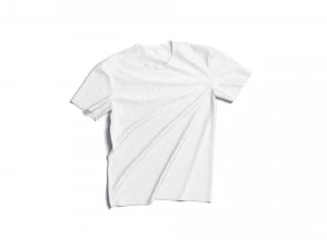 Flat Lay T-shirt - tightened cotton tee-shirt 3D Model