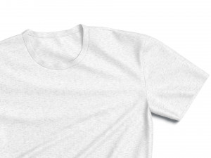 Flat Lay T-shirt - tightened cotton tee-shirt Modello 3D
