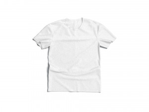 Flat Lay T-shirt - wrinkled casual tshirt 3D Модель