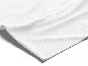 Flat Lay T-shirt - wrinkled casual tshirt 3D Model